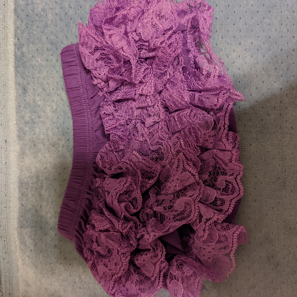 Purple kids diaper cover underwear